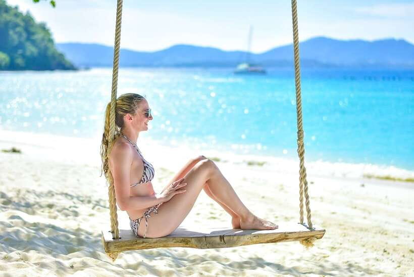 Phuket: Coral Yacht Boat Tour to Coral Island with Sunset - Banana Bay (Raya Noi): Snorkel Time Plus Water Sports Options