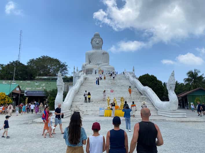 Phuket: Guided Tour of Phuket City with Hotel Transfers - Big Buddha on Nakerd Mountain: side views after the landslide