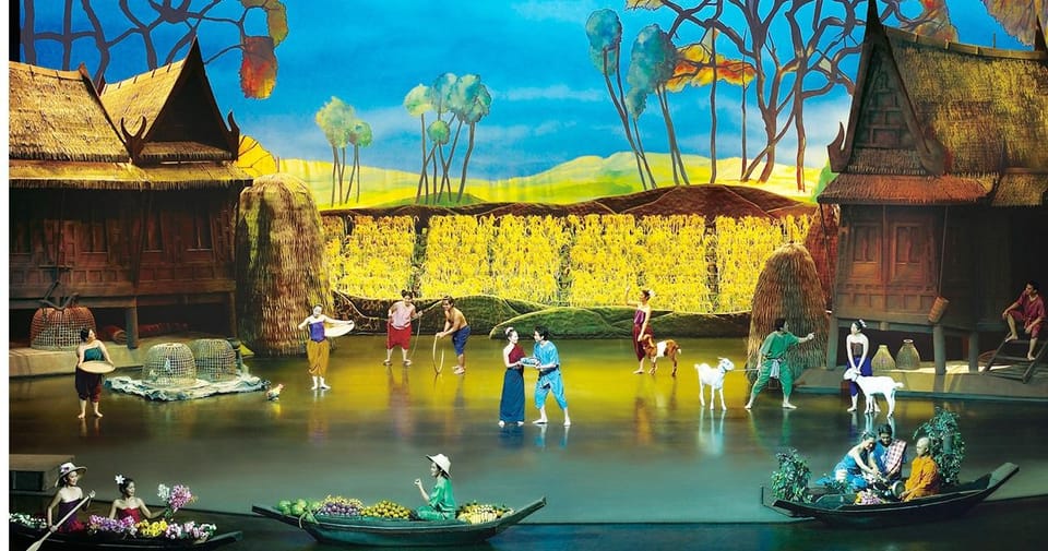 Phuket: Siam Niramit Ticket with Round Transfer and Dinner - Inside the main show: special effects, story scenes, and a 65-meter world