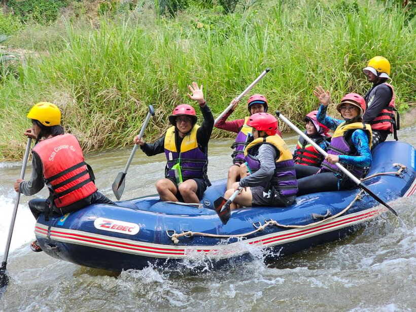 Phuket: White Water Rafting, ATV, and Zipline Adventure - A 12-hour Phuket adrenaline circuit that starts with a long van ride