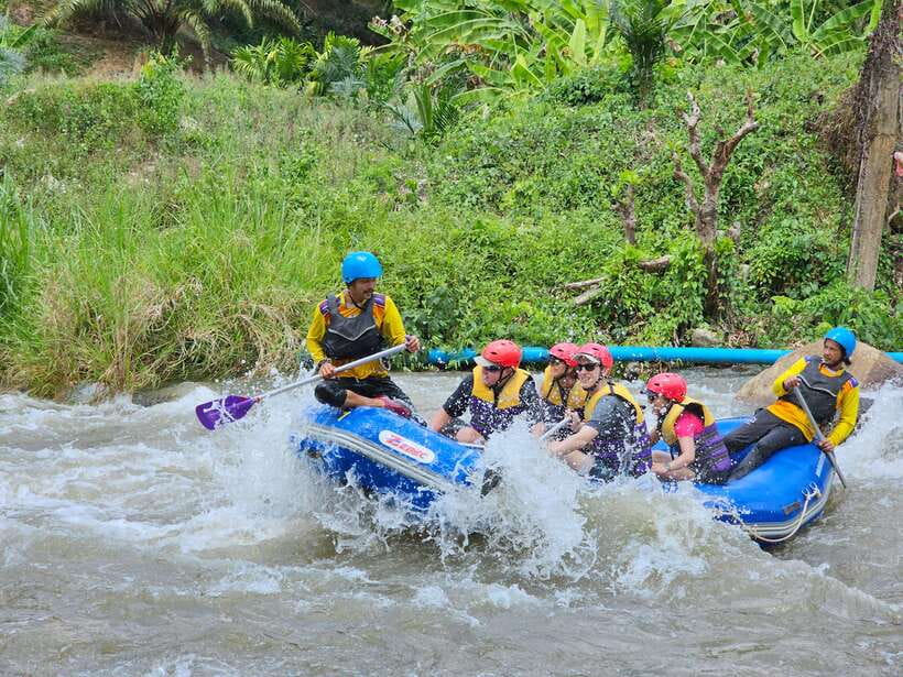 Phuket: White Water Rafting, ATV, and Zipline Adventure - Suwankuha Temple and Song Phraek: why the calm stops are part of the deal